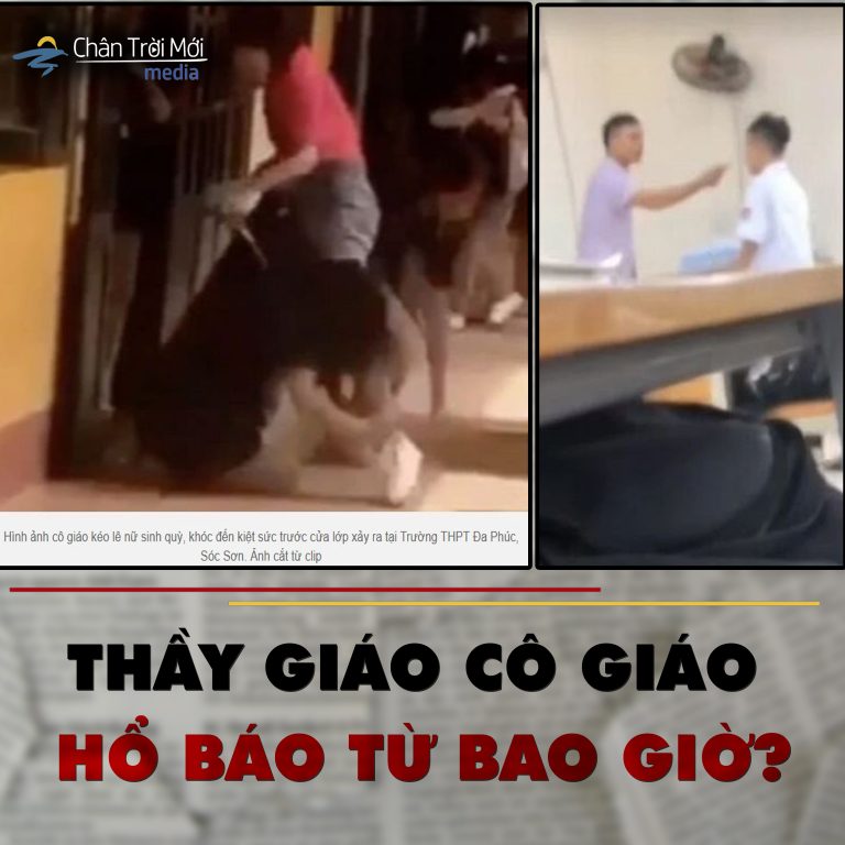 Thầy giáo cô giáo hổ báo từ bao giờ?