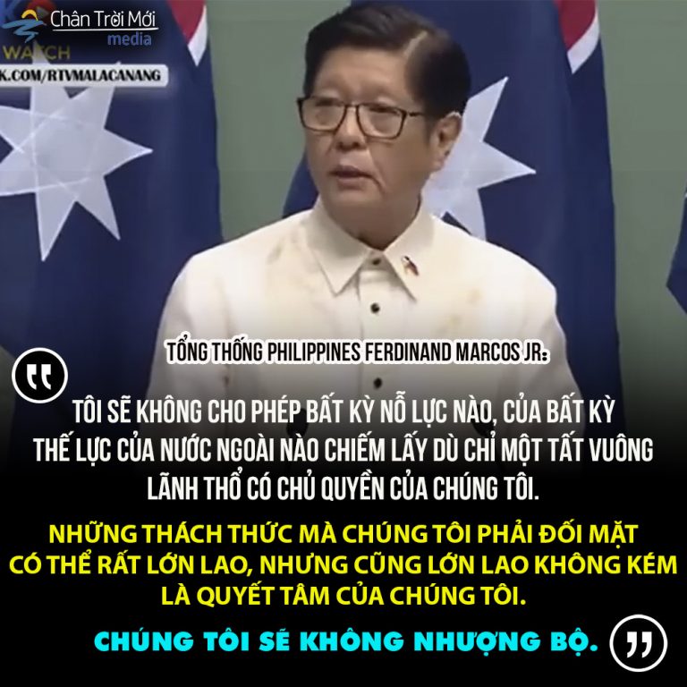 Philippines sẽ không nhượng bộ Trung quốc