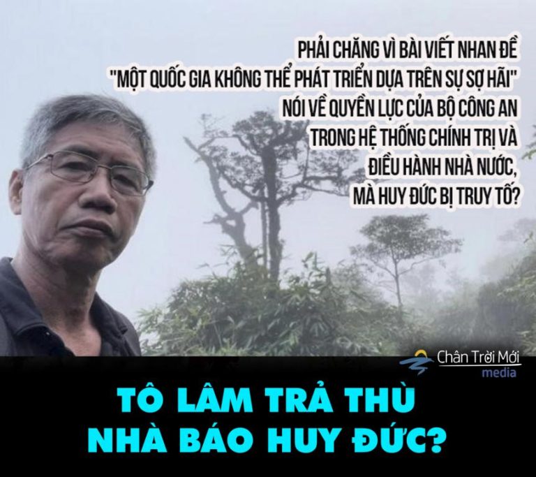 Nhà báo Huy Đức bị truy tố theo Điều 331 Bộ luật Hình sự