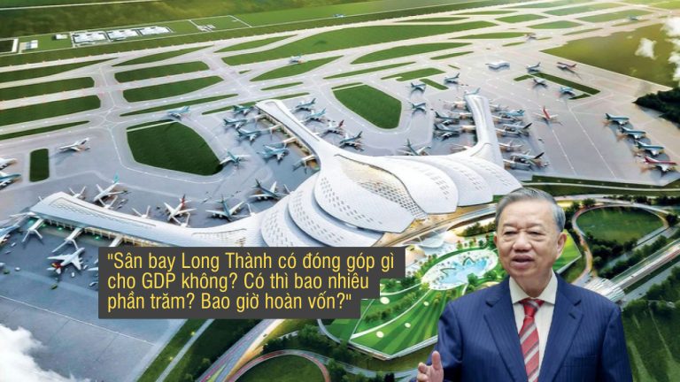 Từ Long Thành nhìn sang đường sắt Bắc Nam