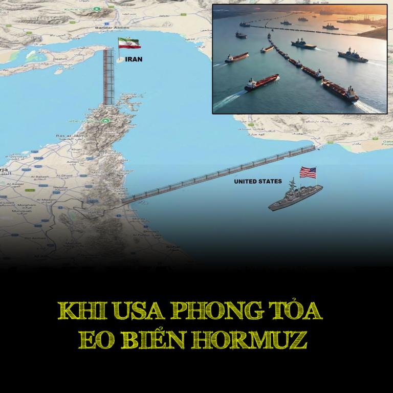 Khi Mỹ phong tỏa eo biển Hormuz