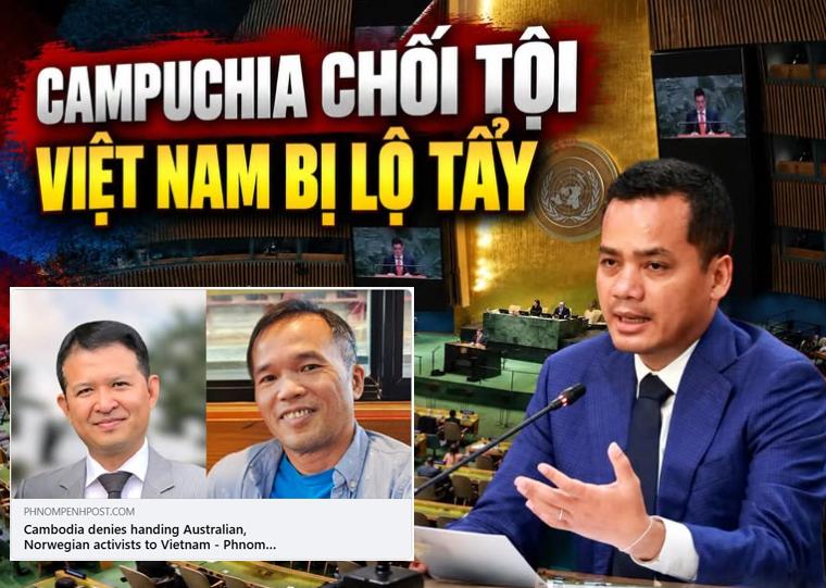 Campuchia phủ nhận bàn giao hai nhà hoạt động người Úc và Na Uy (đảng viên Việt Tân) cho Việt Nam