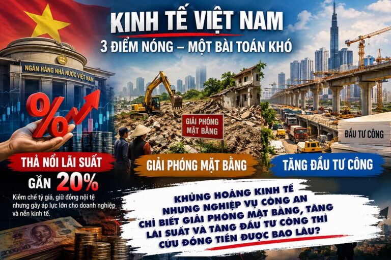 Tăng lãi suất, bơm tiền đầu tư công, cứu đồng tiền được bao lâu?